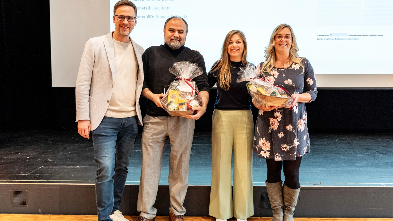 Kathi und Bülent werden verabschiedet