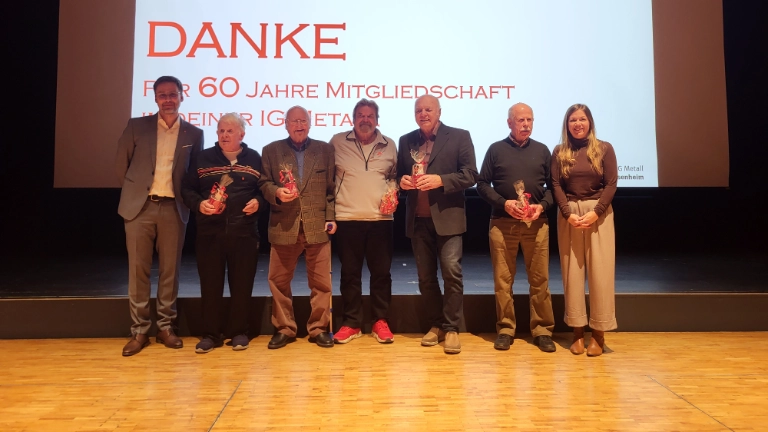 Ehrung unserer Jubilare