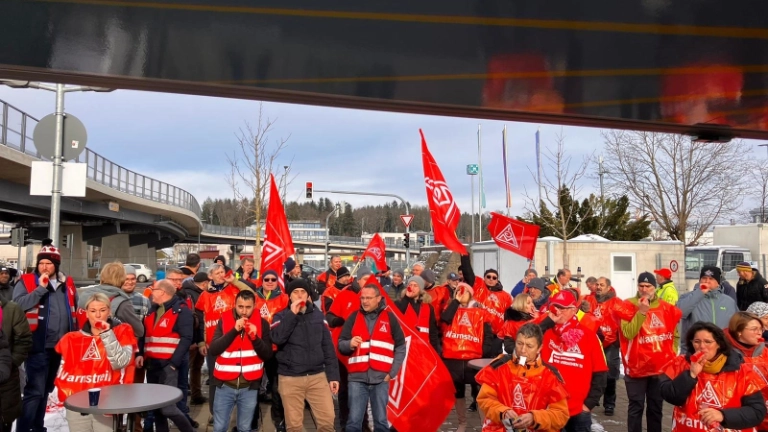 Warnstreik Steelcase