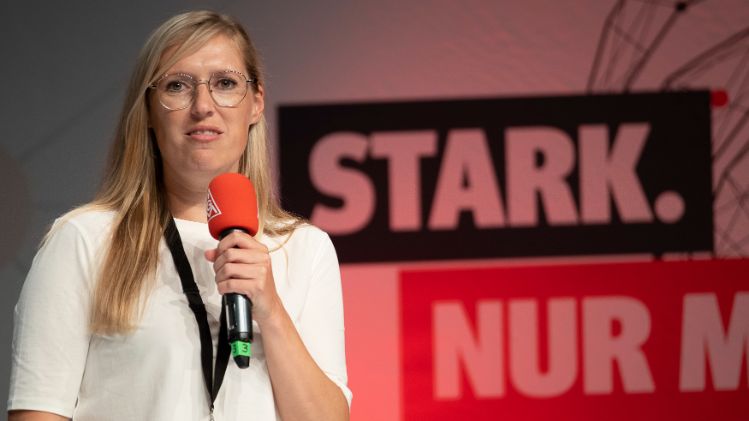 Wahl in den Beirat. Stephanie Eberherr von der IGM Rosenheim